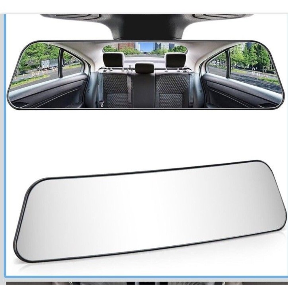 12 Inch Panoramic Rear View Mirror Wide Angle Anti Glare Blind Spot